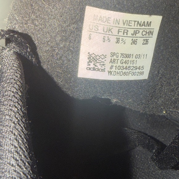 Adidas Youth Puntero VI TRX Men's Size 6 Or Women's Sz 7.5 Soccer Cleats Black - Picture 11 of 16